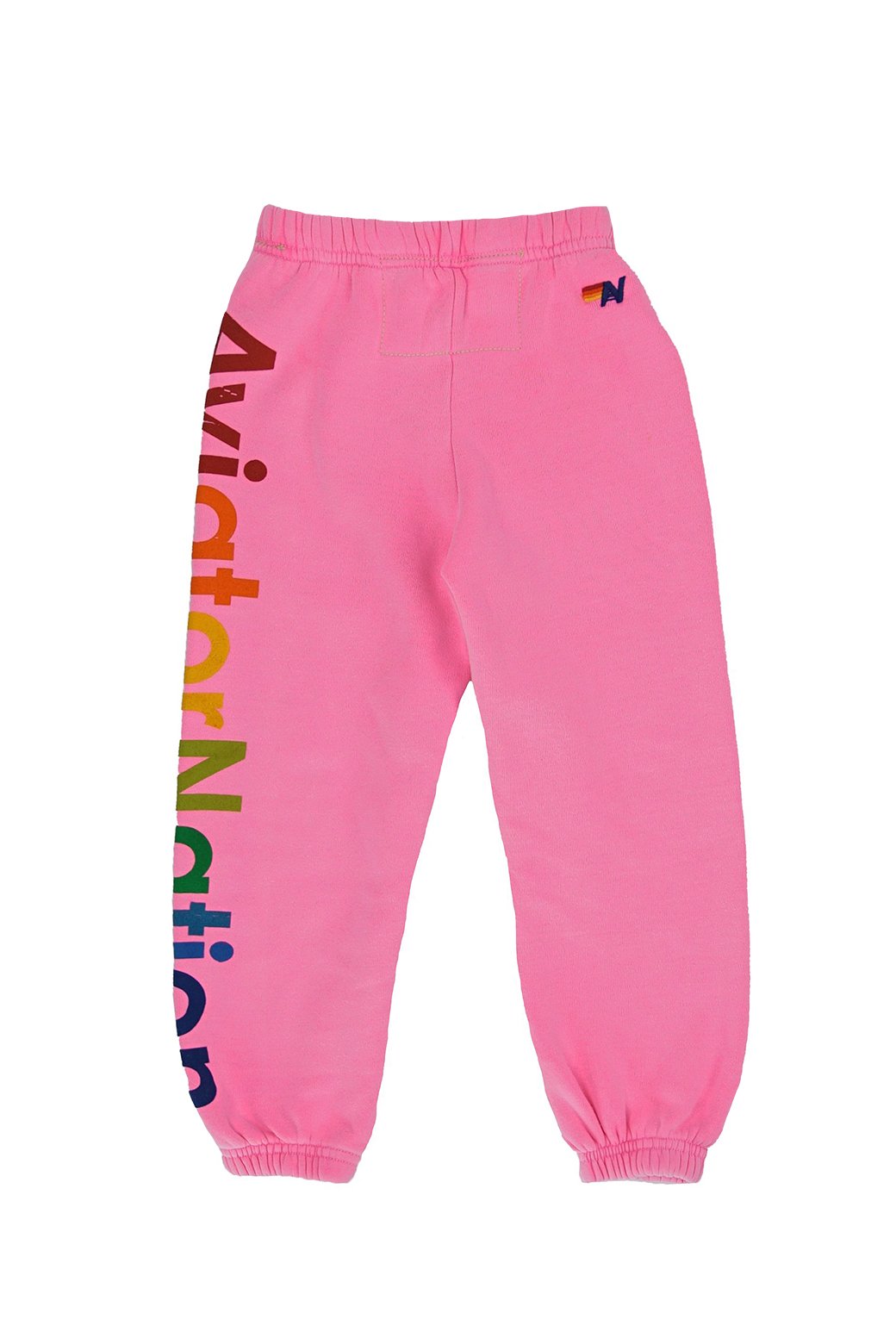 KID'S AVIATOR NATION SWEATPANTS - NEON PINK Kid's Sweatpants Aviator Nation 