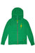 KIDS BOLT PRINT ZIP HOODIE - KELLY GREEN Kid's Hoodies Aviator Nation 