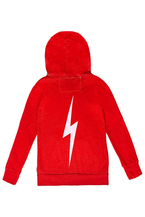 Aviator Nation Red Hoodie hot Flesh M