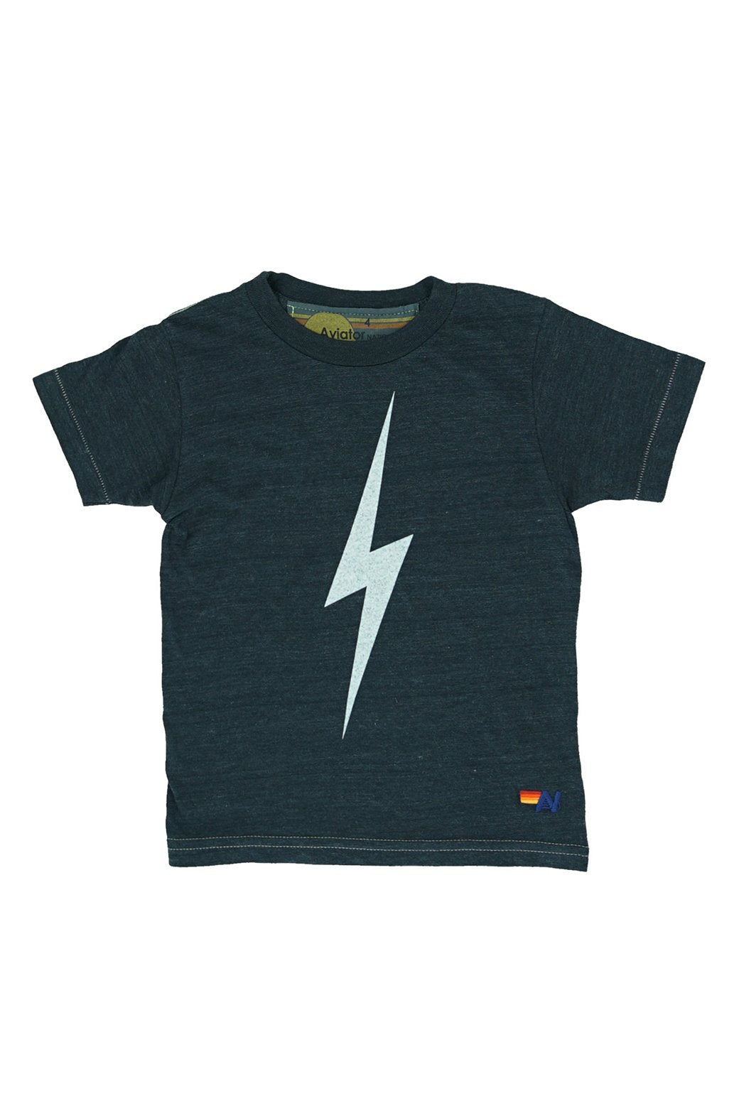 KID&#39;S BOLT TEE - CHARCOAL Kid&#39;s Tee Aviator Nation 