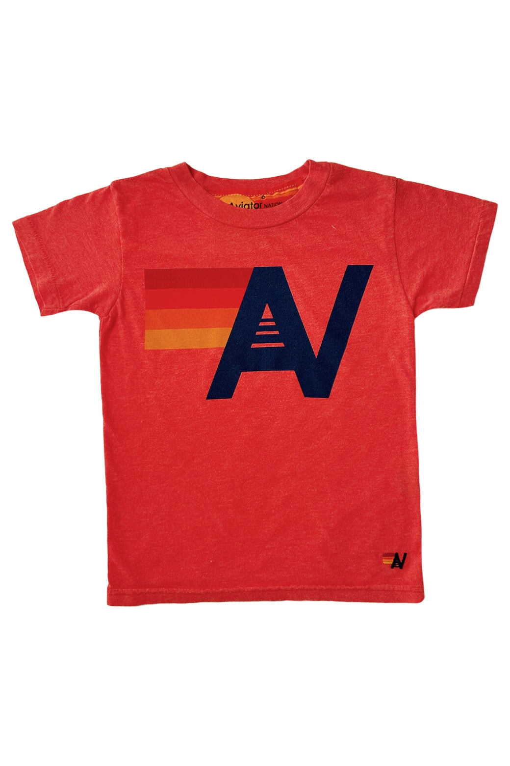 KID&#39;S LOGO TEE - RED Kid&#39;s Tee Aviator Nation 