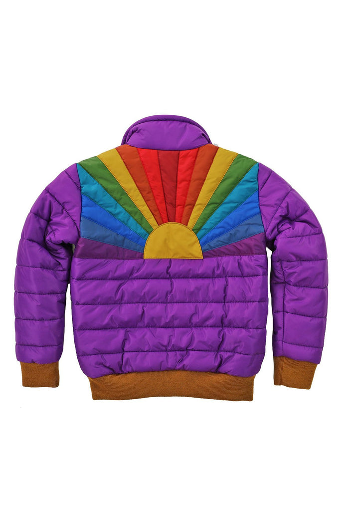 KID S SUNBURST JACKET PURPLE MAGIC Aviator Nation