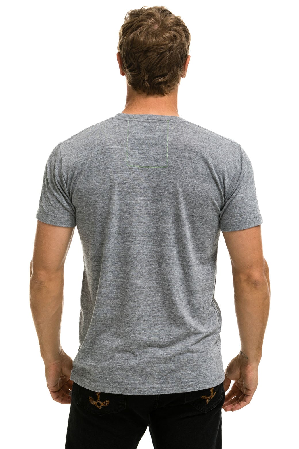 Aviator Nation Locals Only Tee Heather Grey Xs