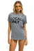 LOCALS ONLY TEE - HEATHER GREY Tees Aviator Nation 