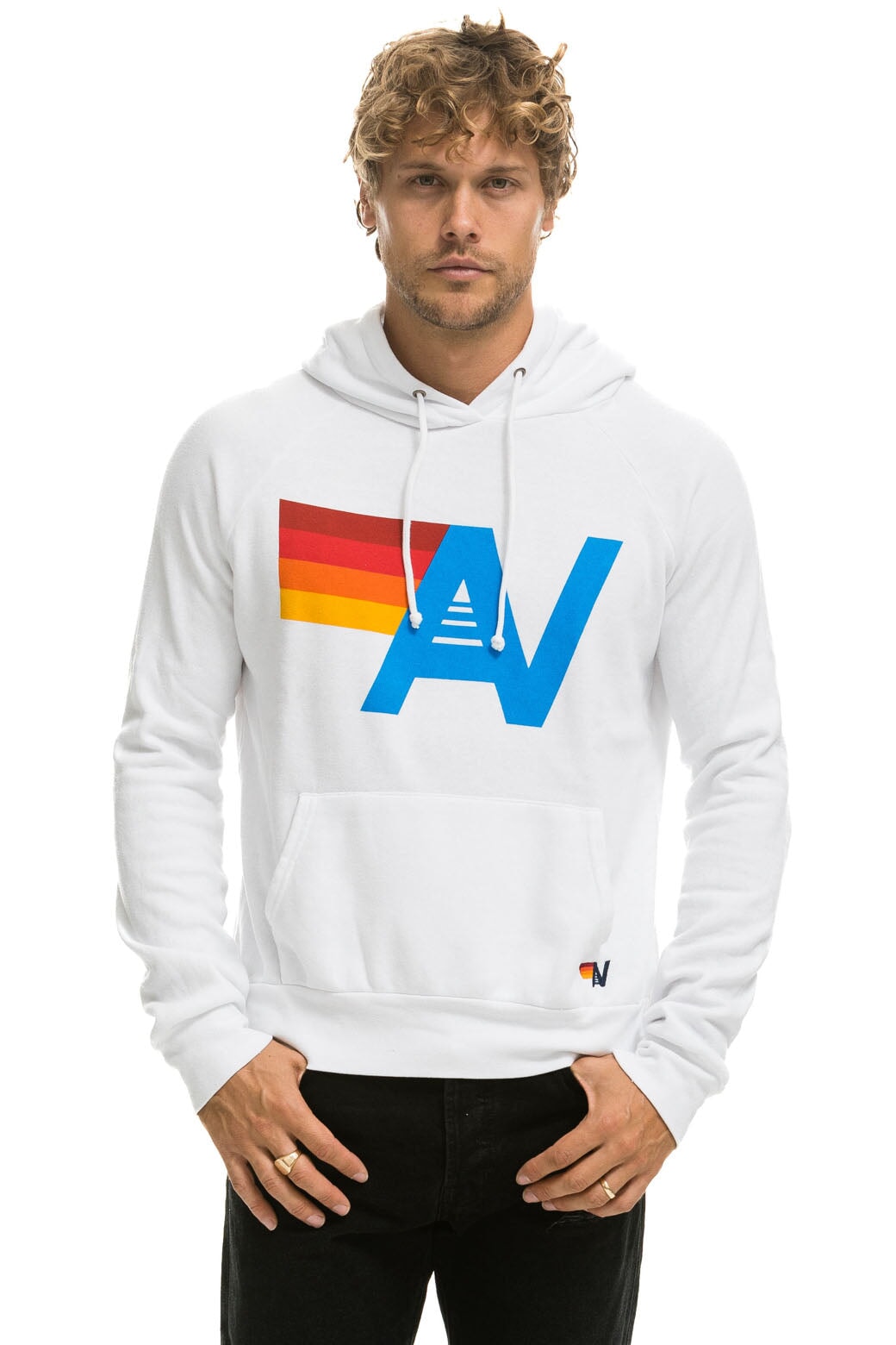 Logo pullover hot sale hoodie