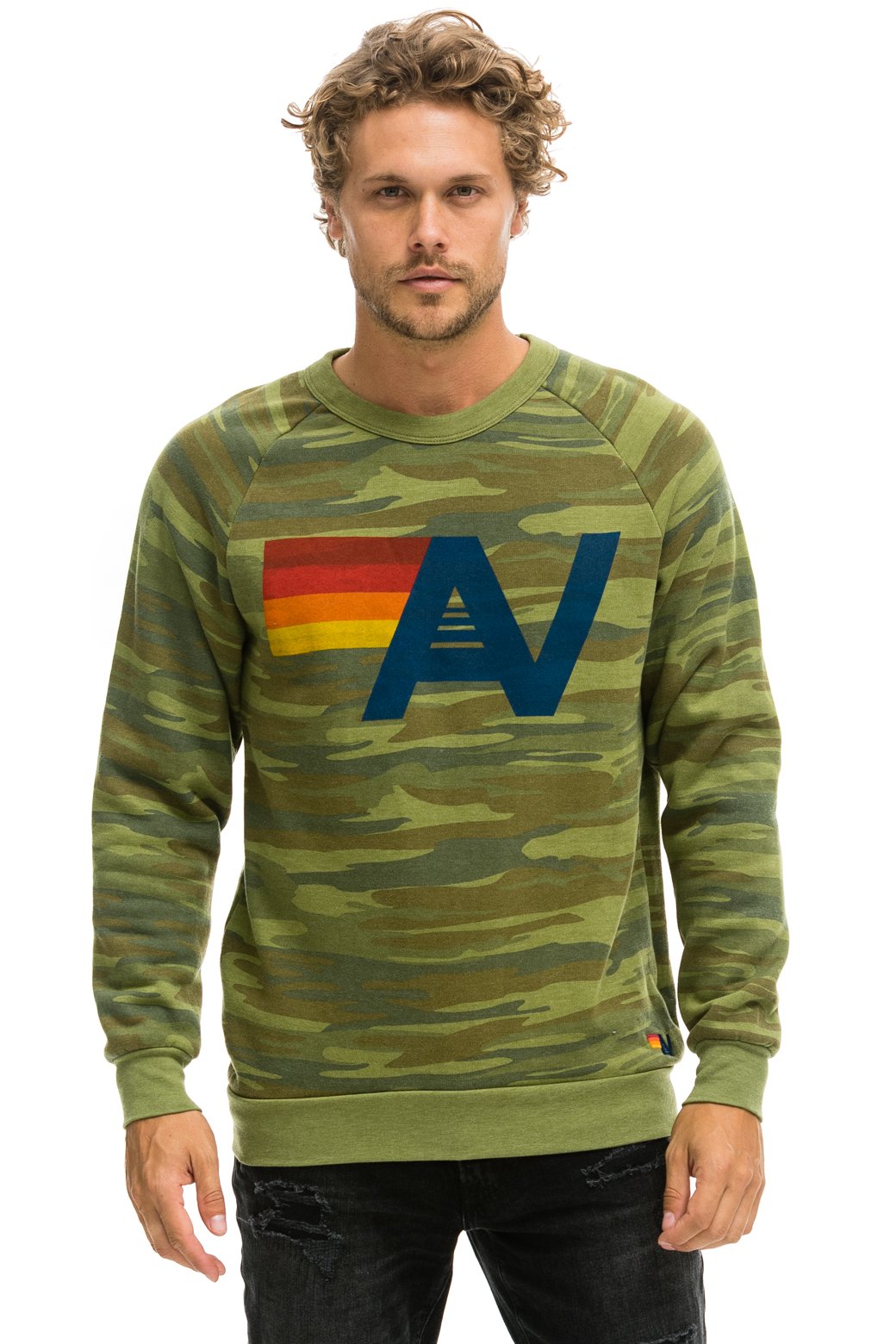 LOGO SWEATSHIRT - CAMO Sweatshirt Aviator Nation 