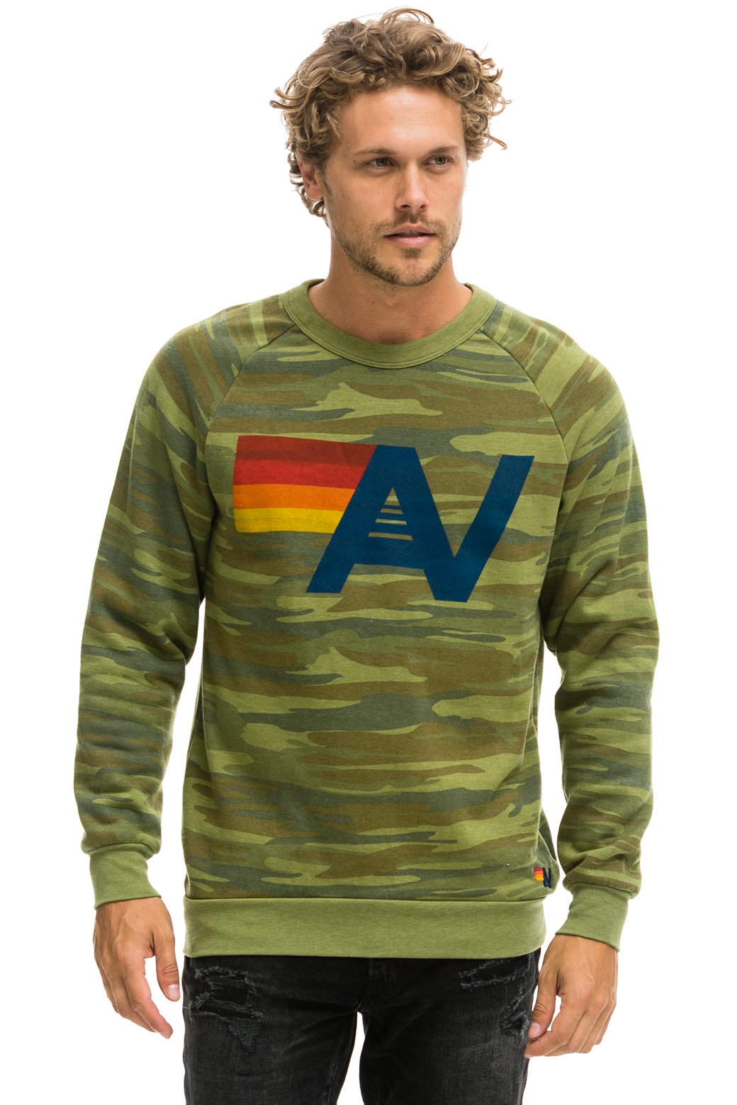 LOGO SWEATSHIRT - CAMO Sweatshirt Aviator Nation 