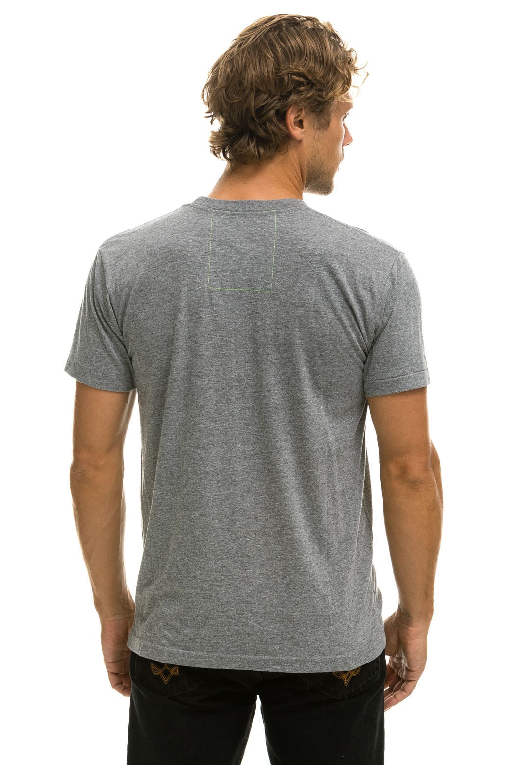 LOGO TEE - HEATHER GREY - Aviator Nation