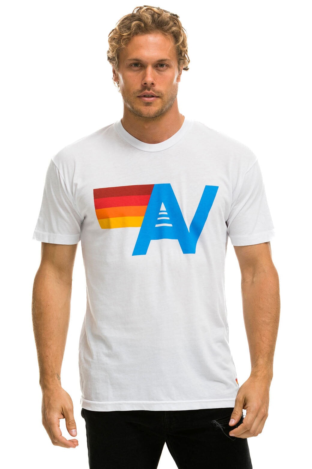 LOGO TEE - WHITE Tees Aviator Nation 