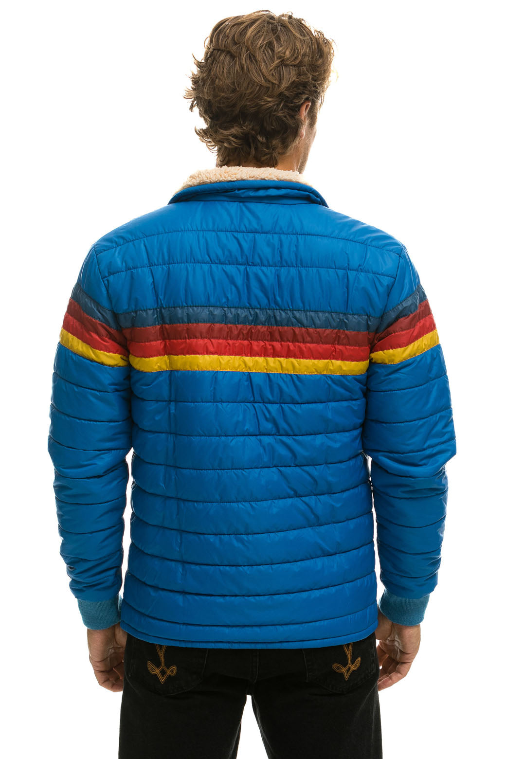 NSF outlet Blue Striped Jacket