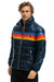 MEN'S 4 STRIPE LUXE TRAVELER JACKET - GLOSSY DEEP BLUE Jacket Aviator Nation 