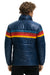 MEN'S 4 STRIPE LUXE TRAVELER JACKET - GLOSSY DEEP BLUE Jacket Aviator Nation 