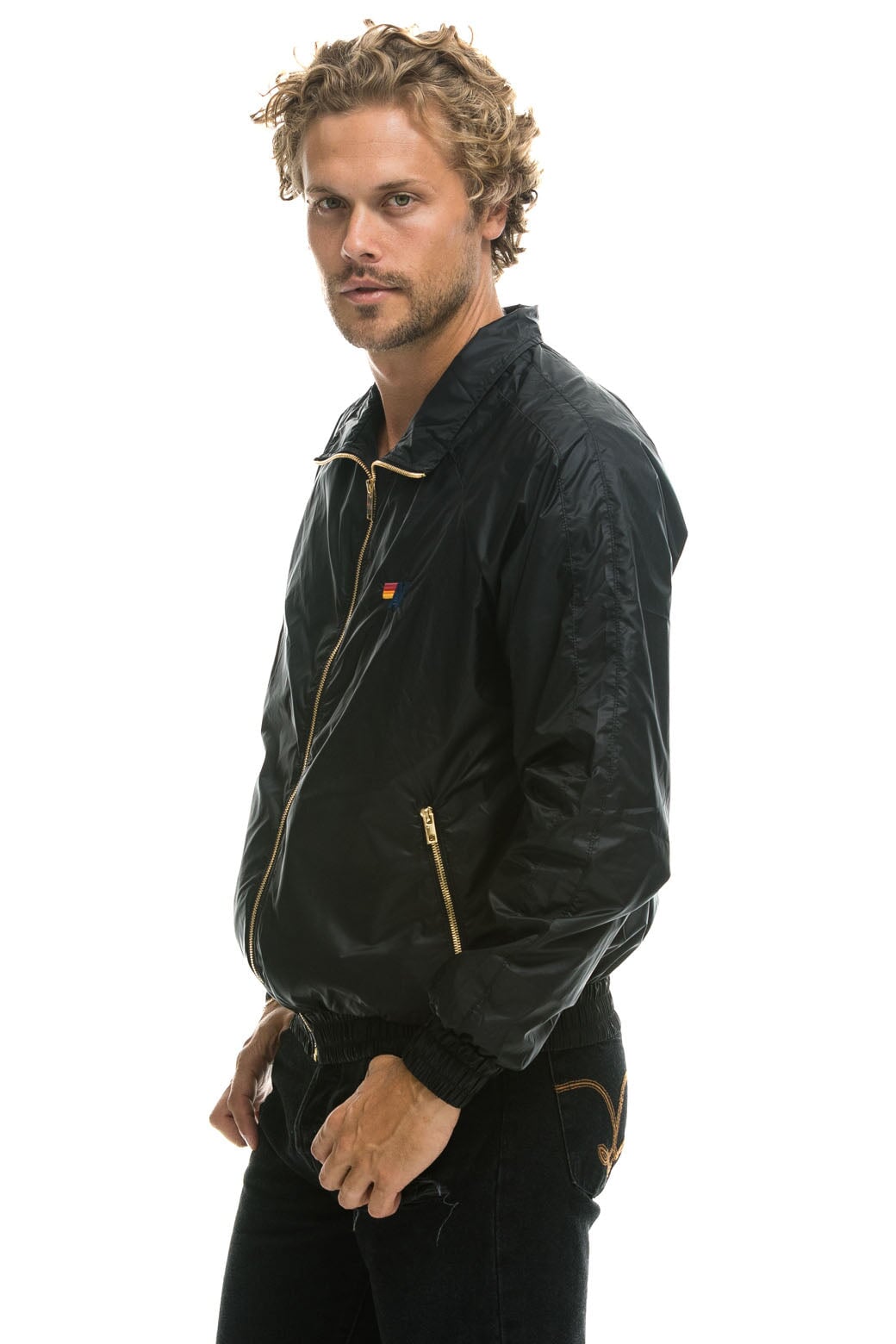 MEN'S BASIC WINDBREAKER - BLACK Aviator Nation 