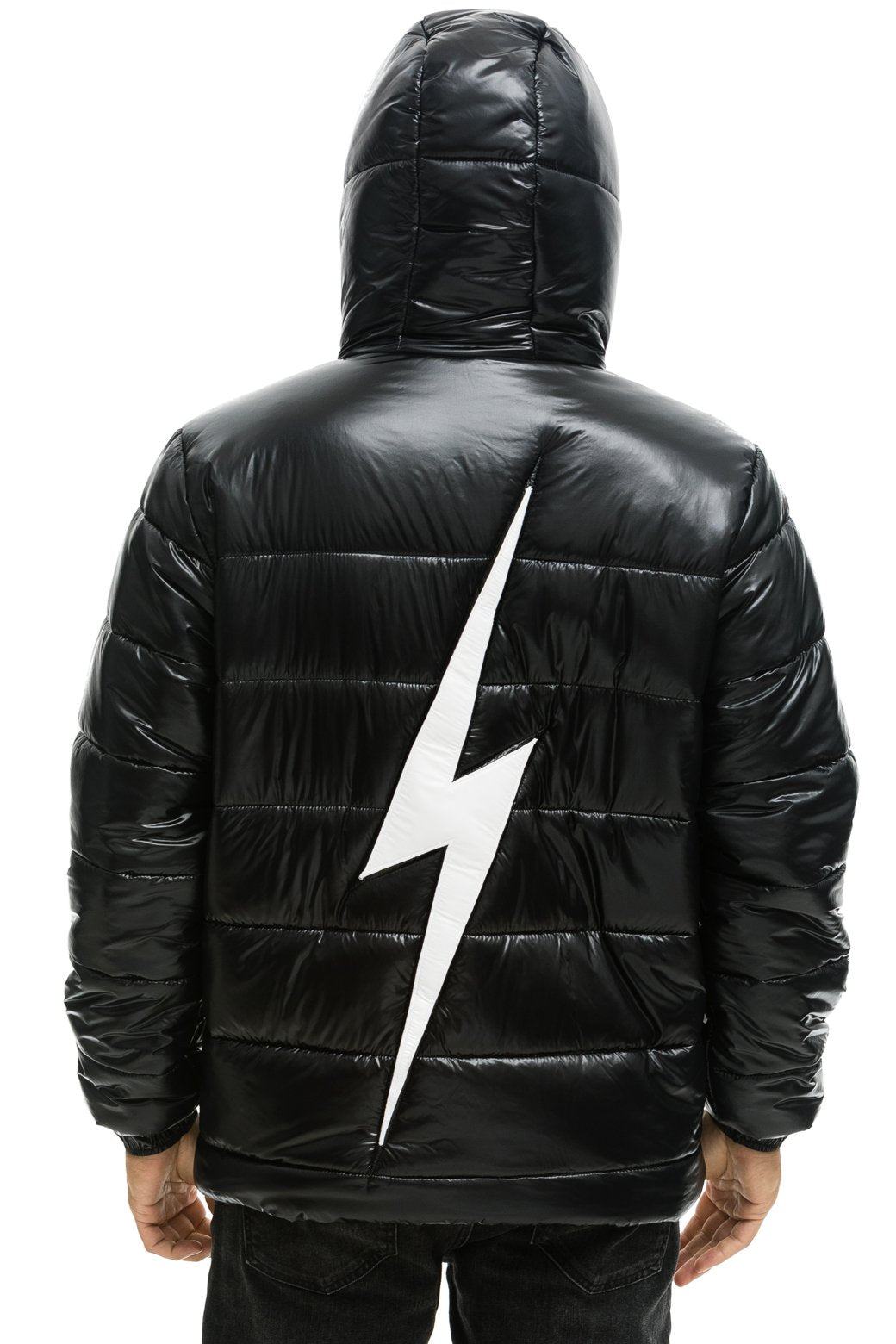 BOLT LUXE TREKKER JACKET GLOSSY BLACK Aviator Nation