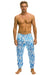 MEN'S CLASSIC VELVET SWEATPANTS - BLUE TIGER Mens Sweatpants Aviator Nation 