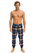 MEN'S PLAID LODGE PANT - PATRIOT PLAID Mens Sweatpants Aviator Nation 