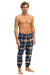 MEN'S PLAID LODGE PANT - PATRIOT PLAID Mens Sweatpants Aviator Nation 