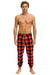 MEN'S PLAID LODGE PANT - RUGBY PLAID Mens Sweatpants Aviator Nation 