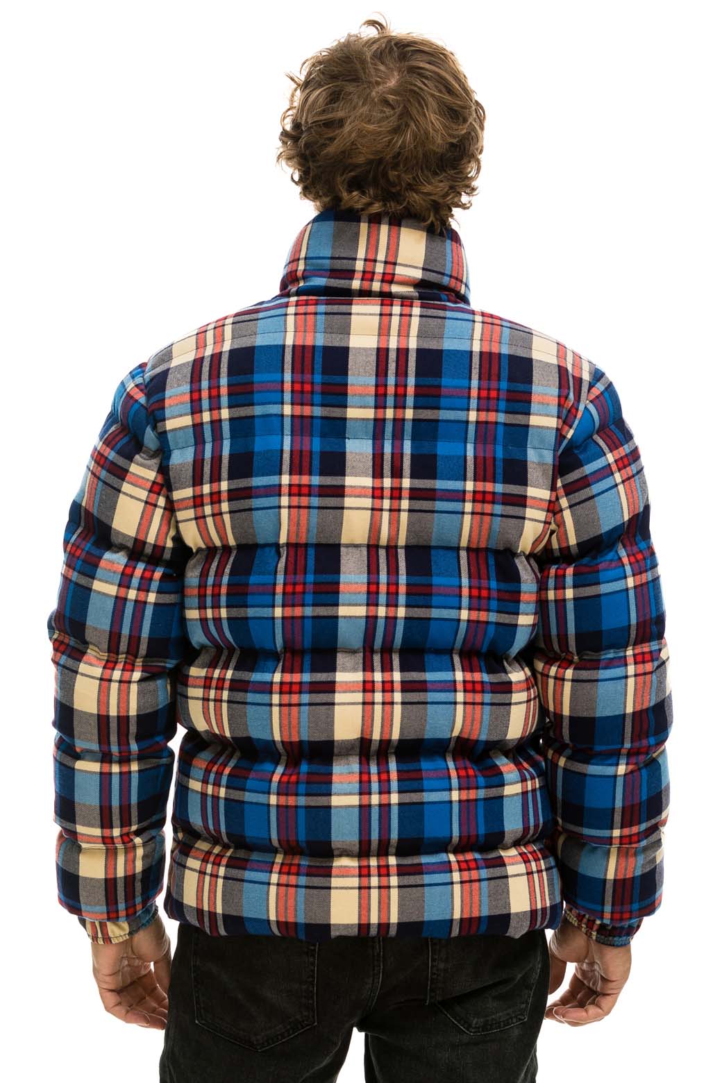 MEN'S PLAID TRAVELER JACKET - PATRIOT PLAID Jacket Aviator Nation 