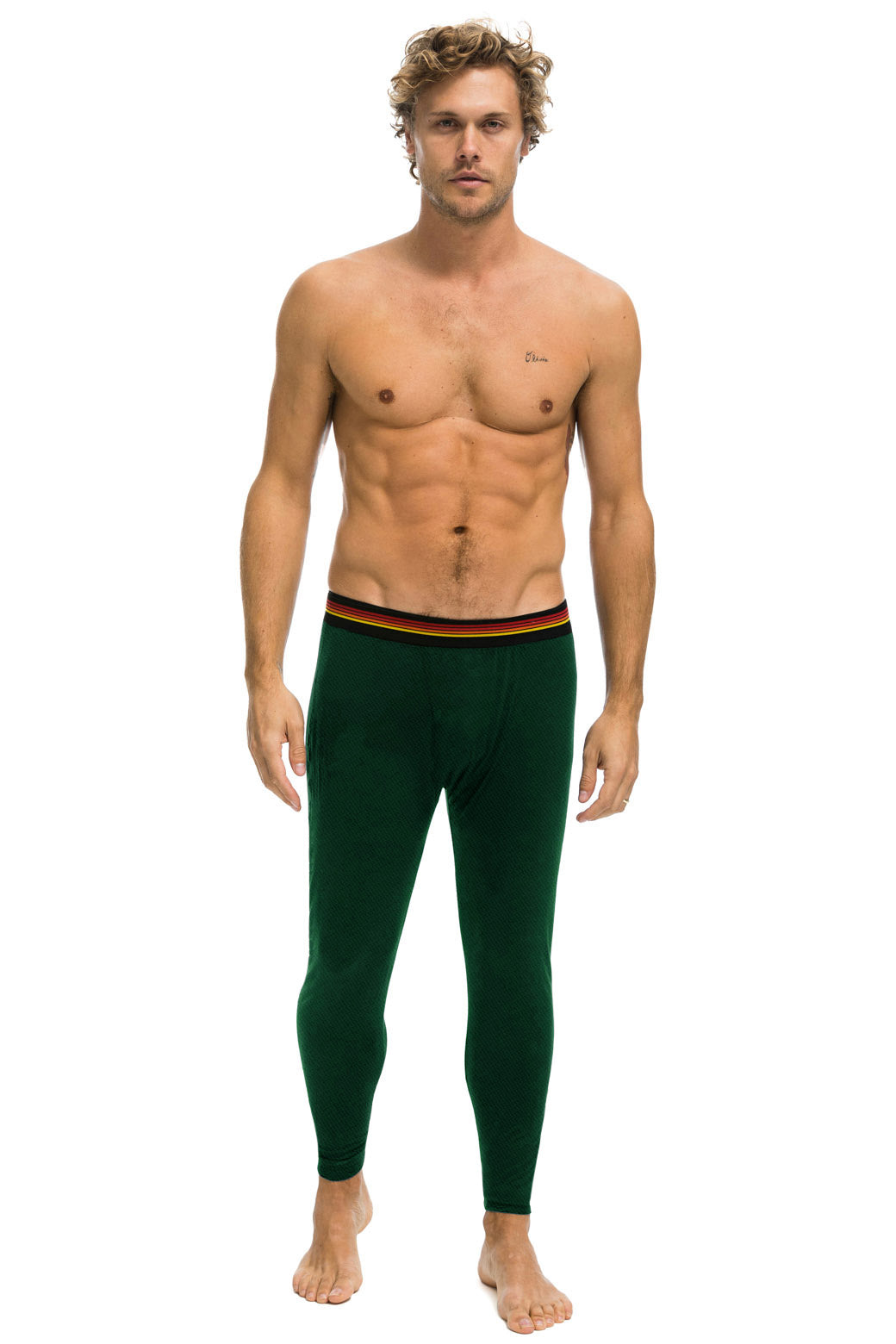 MEN'S THERMAL BASE LAYER SET - FOREST