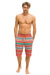 MEN'S TULUM SWEATSHORTS - RED Men's Shorts Aviator Nation 