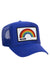 MIAMI RAINBOW TRUCKER HAT HATS Aviator Nation OS ROYAL 