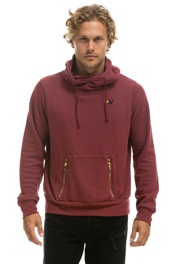 NINJA PULLOVER HOODIE - PLUM - Aviator Nation