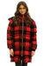 PLAID UNISEX LONG TREKKER JACKET - BUFFALO PLAID Jacket Aviator Nation 