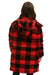 PLAID UNISEX LONG TREKKER JACKET - BUFFALO PLAID Jacket Aviator Nation 