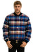 PLAID UNISEX VARSITY JACKET - PATRIOT PLAID Unisex Outerwear Aviator Nation 