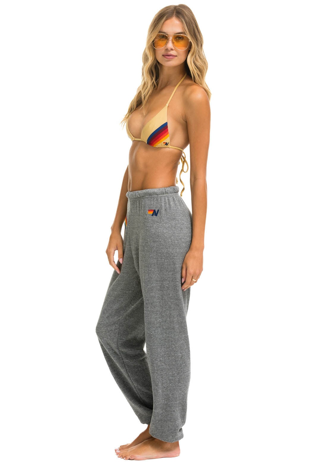 Aviator nation rainbow sweatpants sale