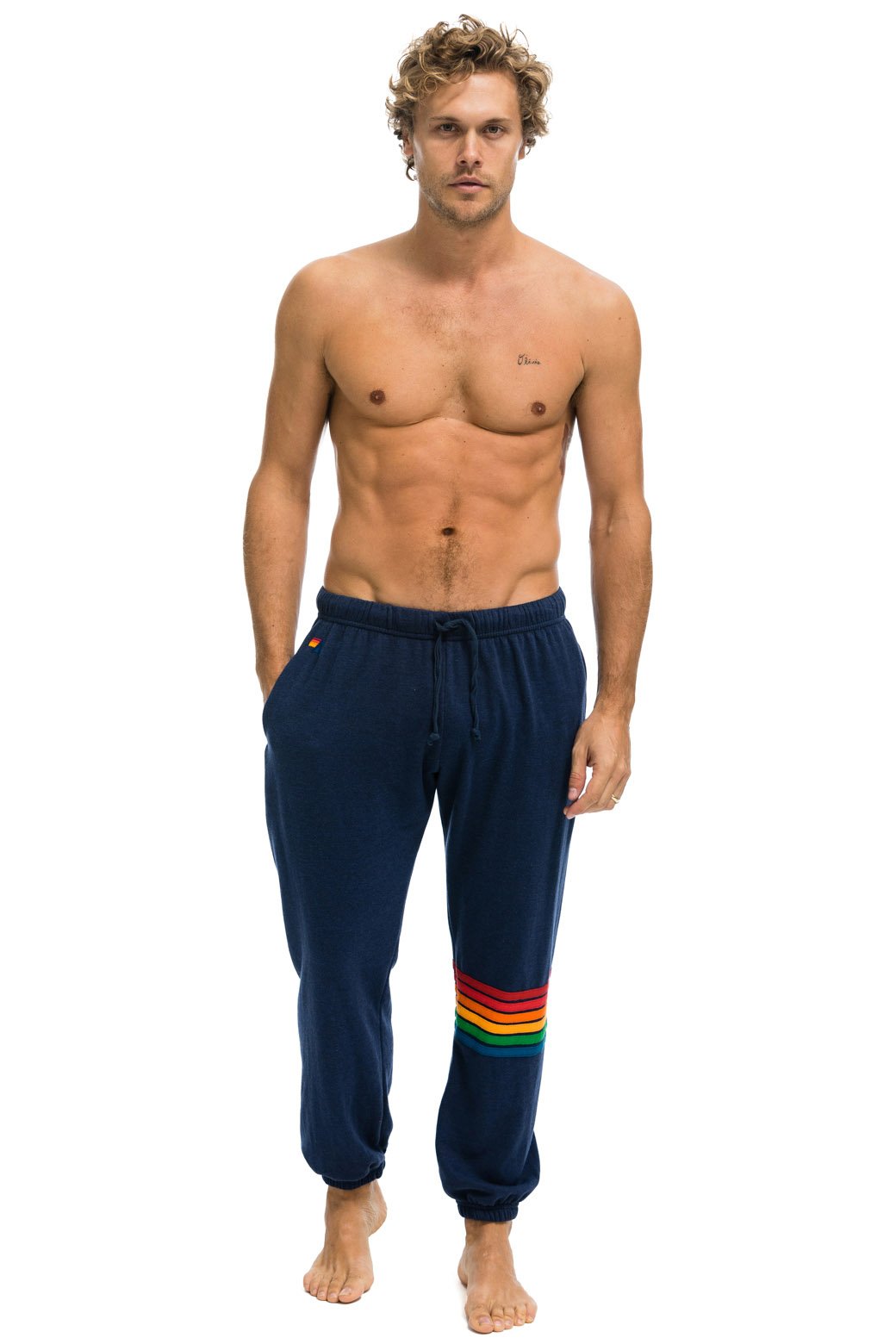 RETRO SWEATPANTS - NAVY Mens Sweatpants Aviator Nation 