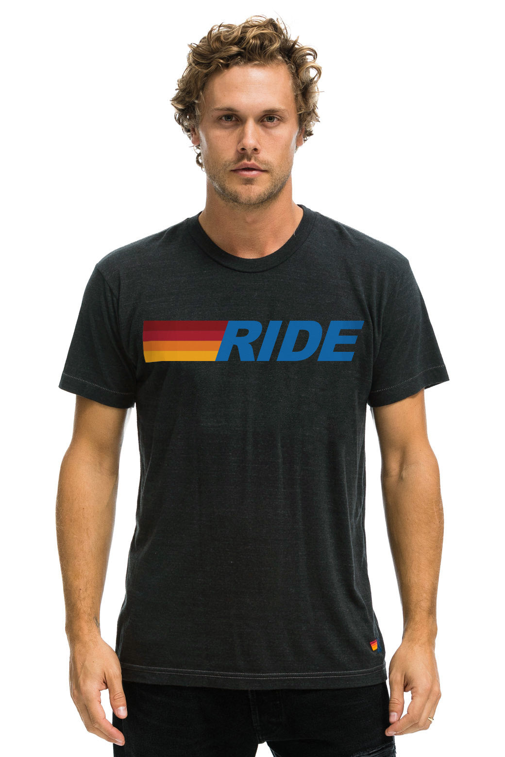 RIDE LOGO TEE - CHARCOAL Tees Aviator Nation 