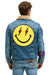 SMALL STOKED BOLT SMILEY RANCH SHERPA DENIM JACKET - SUPER LIGHT Denim Jacket Aviator Nation 