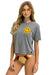 SMILEY 2 BOYFRIEND TEE - HEATHER Boyfriend Tee Aviator Nation 