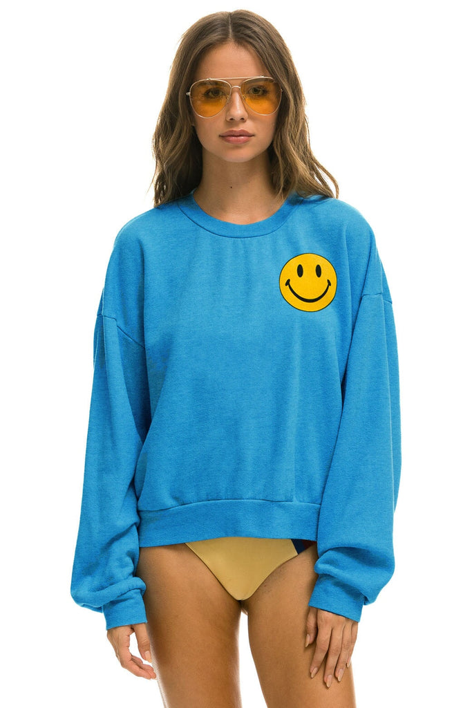 Aviator nation smiley 2024 face hoodie