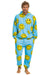 SMILEY REPEAT MENS SWEATPANTS - SKY Men's Sweatpants Aviator Nation 