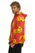 SMILEY REPEAT RELAXED PULLOVER HOODIE - RED Hoodie Aviator Nation 