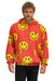 SMILEY REPEAT RELAXED PULLOVER HOODIE - RED Hoodie Aviator Nation 