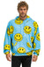 SMILEY REPEAT RELAXED PULLOVER HOODIE - SKY Hoodie Aviator Nation 