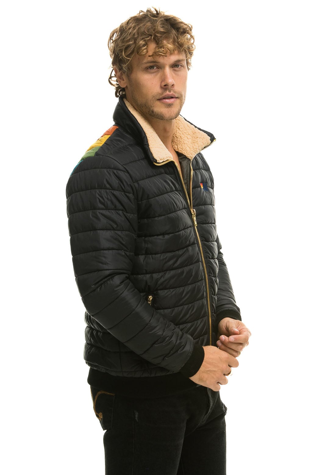 SUNBURST JACKET - BLACK - Aviator Nation