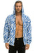 TIGER RELAXED ZIP HOODIE WITH POCKETS - BLUE TIGER Hoodie Aviator Nation 