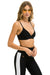 TRIANGLE ADJUSTABLE WOMENS SPORTS BRA - BLACK Sports Bra Aviator Nation 