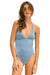 TRIANGLE ONE PIECE SWIMSUIT - ISLANDA Swim Aviator Nation 