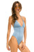 TRIANGLE ONE PIECE SWIMSUIT - ISLANDA Swim Aviator Nation 