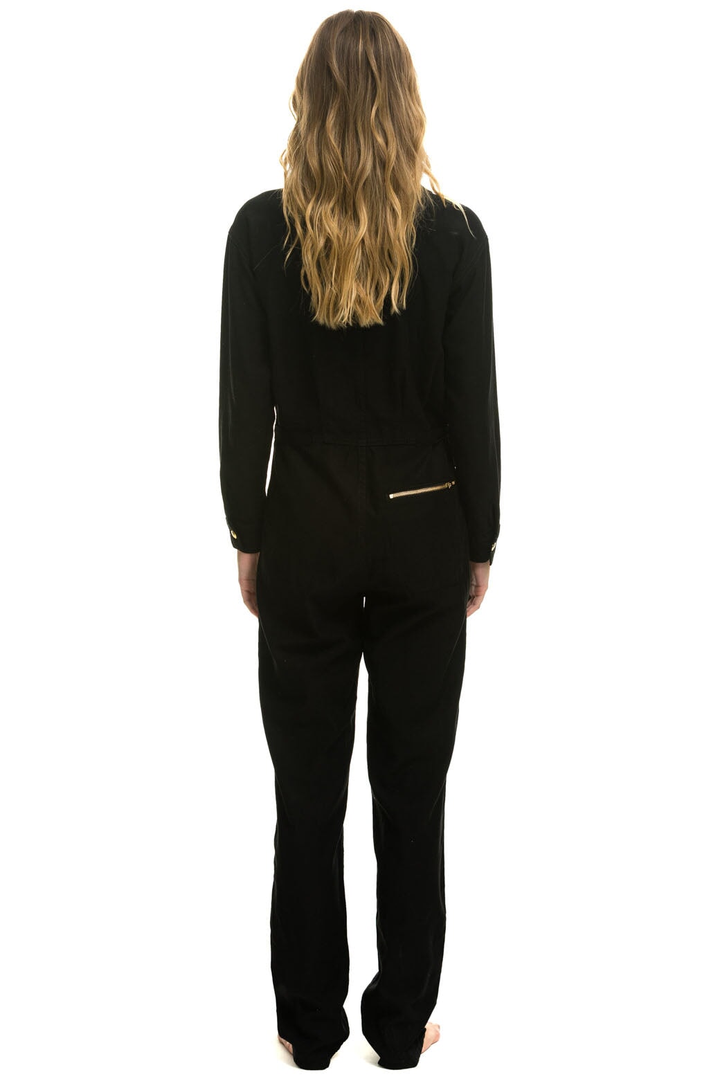 UNISEX TWILL FLIGHT SUIT - BLACK Flight Suit Aviator Nation 