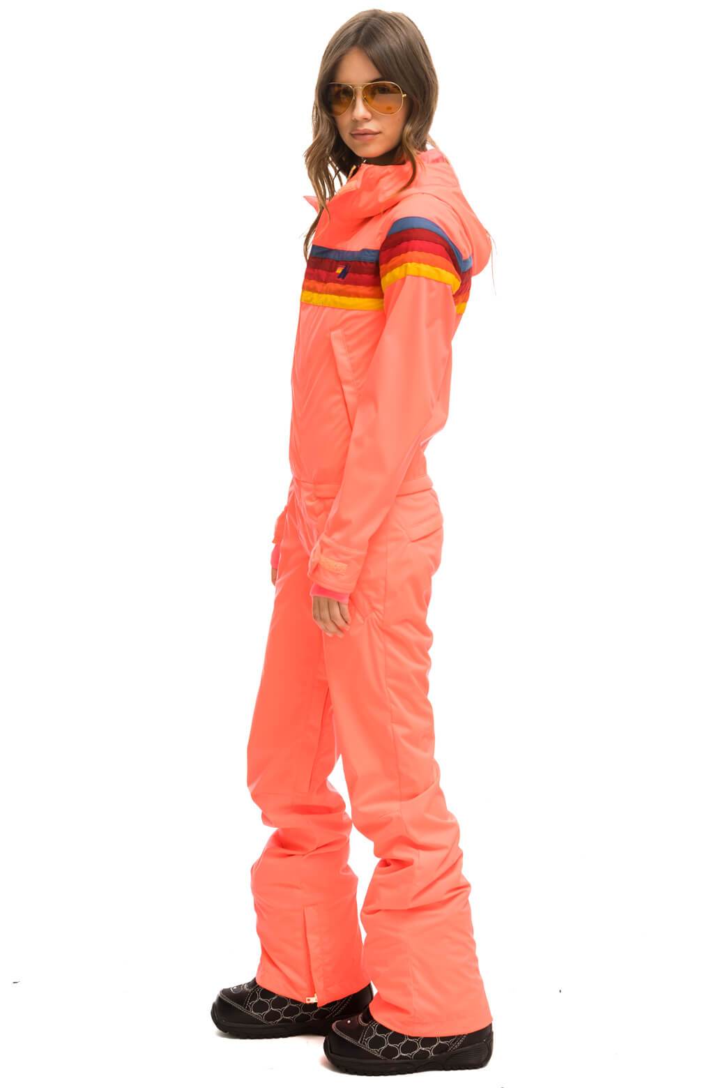 WOMEN'S 3 LAYER POWDER SUIT - NEON FLAMINGO Jacket Aviator Nation 