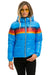 WOMEN'S 5 STRIPE LUXE TREKKER JACKET - GLOSSY BLUE Jacket Aviator Nation 