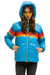 WOMEN'S 5 STRIPE LUXE TREKKER JACKET - GLOSSY OCEAN Jacket Aviator Nation 