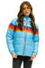 WOMEN'S 5 STRIPE LUXE TREKKER JACKET - GLOSSY SKY Jacket Aviator Nation 